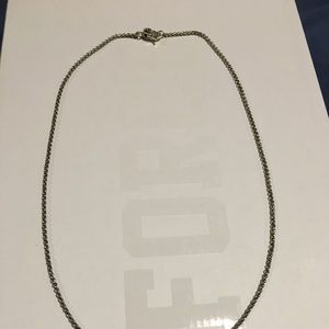 Clocks and Colours sterling silver necklace